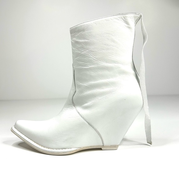Women’s White Ankle Boots Ben Taverniti Unravel ProjectSz EU 36 or US 6…